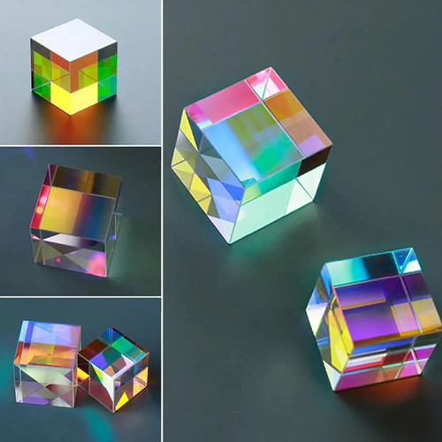 Optical glass cube - optical, rgb