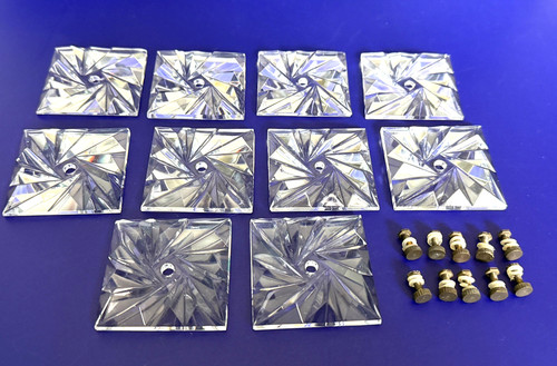 X10 cut glass chandelier bolt - glass,