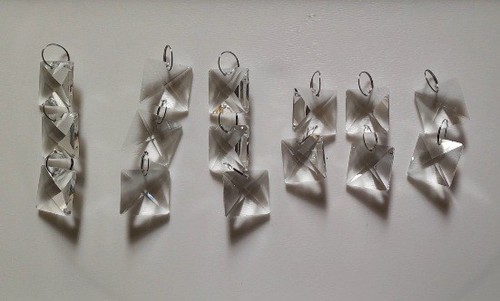 50pcs square glass crystal - 50pcs,