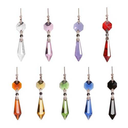 20pcs 38mm color crystal - 38mm,