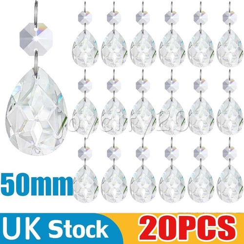 30pcs clear glass crystal - 30pcs,