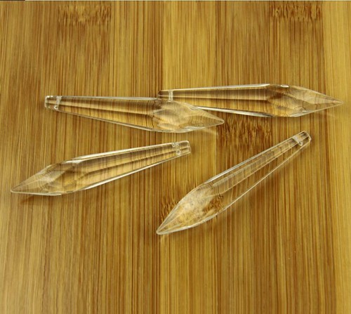 10pcs 63mm clear multifaceted - 63mm,