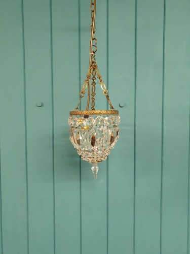 Prism bag chandelier - , antique