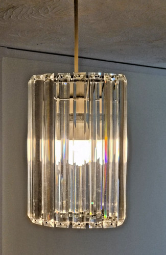 Glass crystal pendant ceiling - glass,