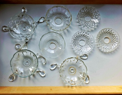 Mixed clear glass - clear, chandelier