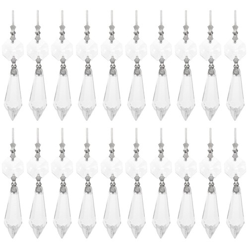 Pcs crystal icicle - 20,