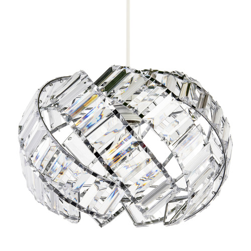 Modern chrome pendant lamp - modern,