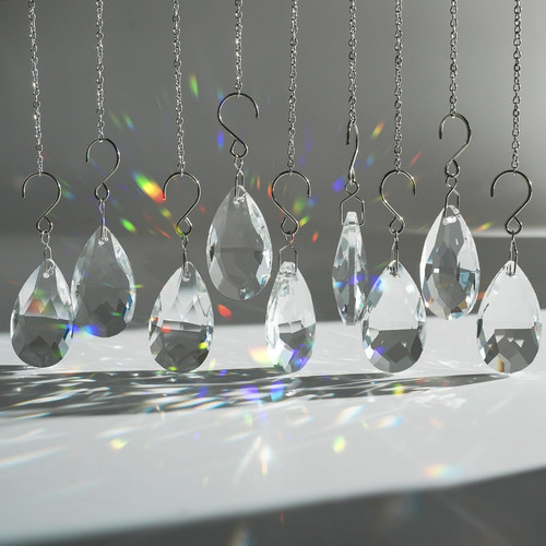 10pcs clear crystal - clear,