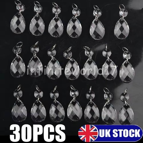 30pcs clear glass - 30pcs,