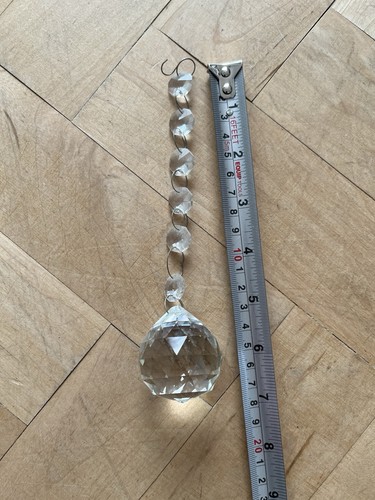 Vintage large glass crystal - glass,