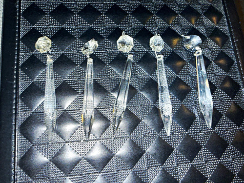 Clear crystal glass prism - crystal/glass,