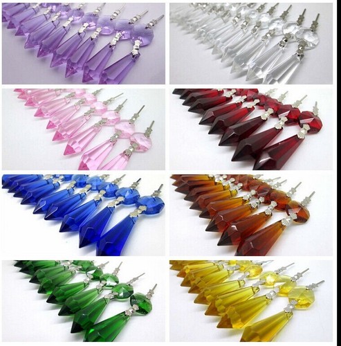 Pcs lot glass crystals - pcs,