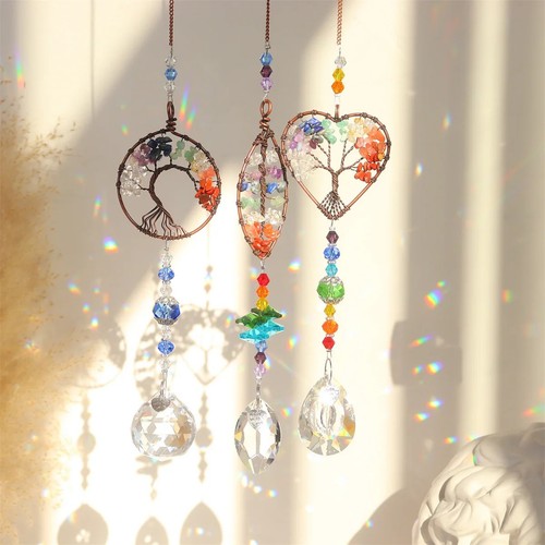 Crystal light catcher - crystal, tree