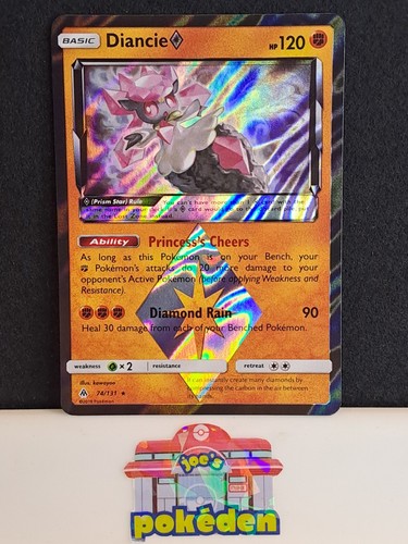 Diancie prism star - holo, card