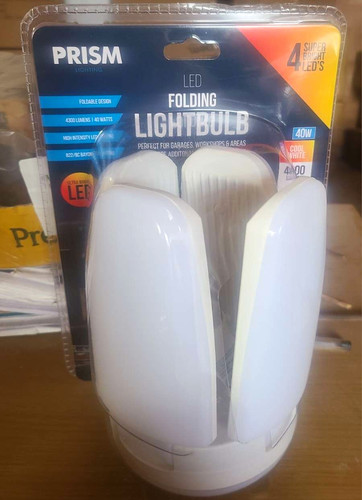 Led folding light bulb prism - bulb,